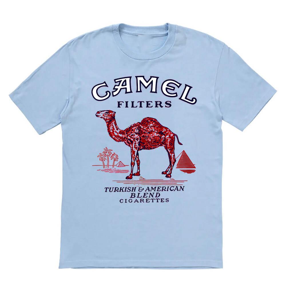 Neues Klassisches Kamel Zigaretten Hellblau Alle Größen T-Shirt FA489 Unisex T-Shirt S
