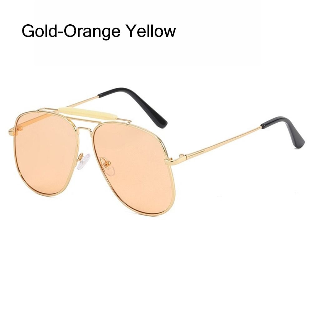 Trendige Übergroße Metallrahmen Sonnenbrille Street Style Outdoor Pilotenbrille UV-Schutz Sonnenbrillen für Damen & Herren