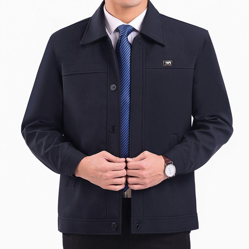 Jacken für Männer mittleren und höheren Alters Frühling und Herbst Herrenjacken Papa-Jacken Oberteile XXXXXL