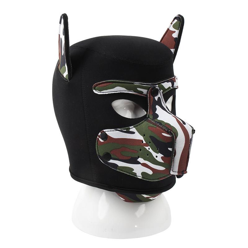 Kapuze Halloween Welpe Rollenspiel Hundemaske Cosplay Vollkopfbedeckung Paare Sexspielzeug