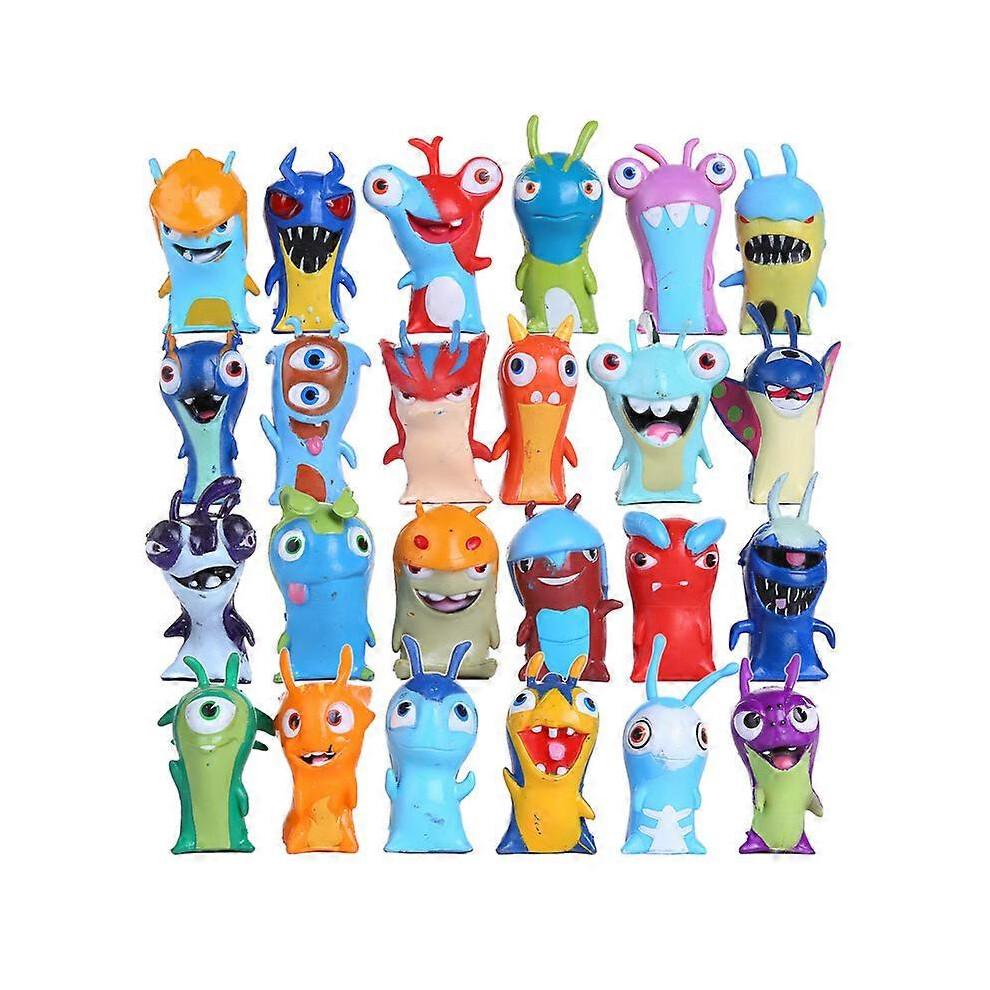 24 Stück/Set Slugterra Actionfiguren Spielzeug 5cm Mini Slugterra Anime Figuren Spielzeug Puppe Schnecken Kinder Jungen Spielzeug