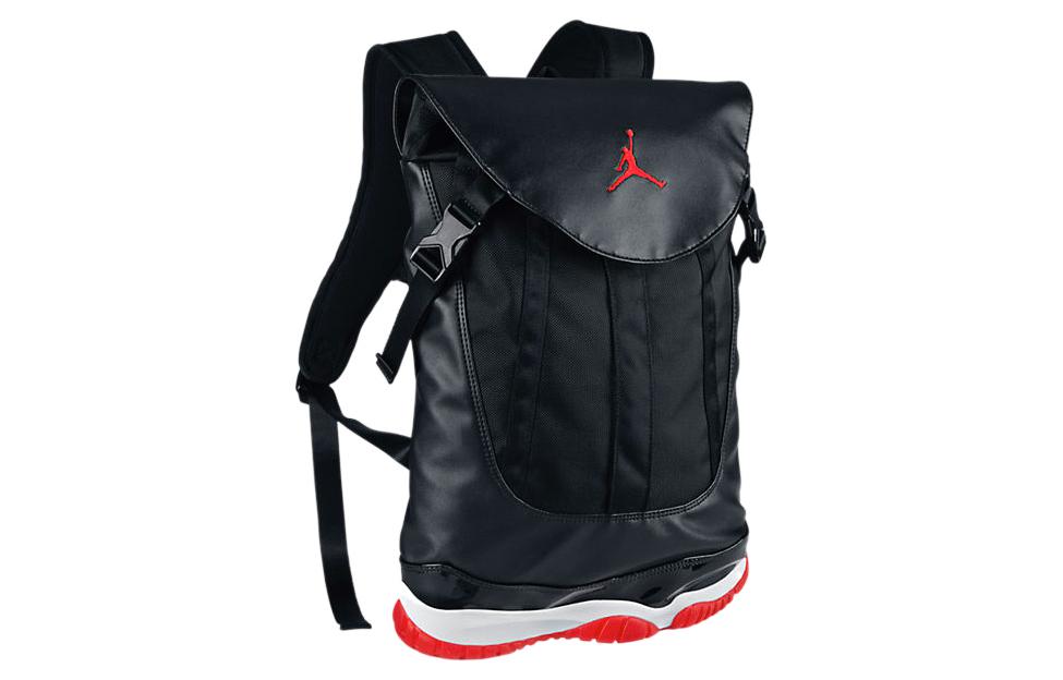 Jordan Air Jordan 11 Polyester Rucksack Regular Unisex Schwarz Rot 631693-010
