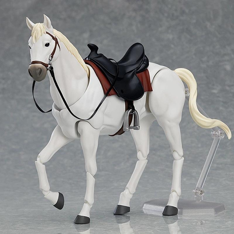 Inländische Hochwertige Version Gehörend Zu Gemeinsam Verstärktem Figma Pferd 2.0 Version Schimmelbraunes Pferd Hände-An Modell Ornament