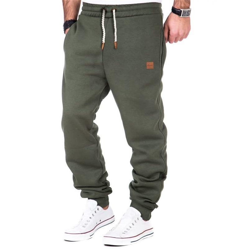 Herren Jogginghose Lose Lange Hosen Jogger Hose Casual Sport Fitness Solide Jogginghose Herren Sweatpants XXXL grün