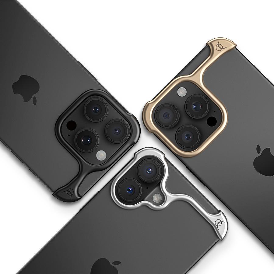 Arc Pulse Aluminiumlegierung Handyhülle für iPhone 17 Air 16 plus 15 pro 14 13 pro Max Ausgeschnitten Rahmenlose Schutzhülle Iphone air (2020)