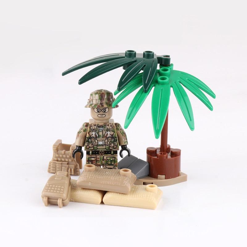 SWAT Spezialeinheit Soldaten Pistole Waffe Bausteine Bausatz Ziegel Sets Klassische Waffen Modellbausätze Lernspielzeug