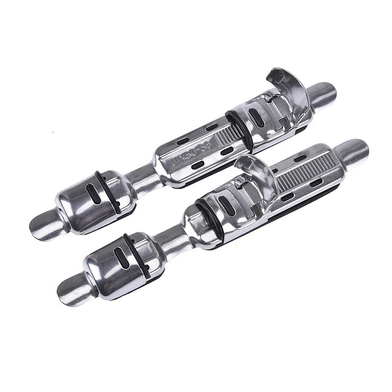 2 Stücke Edelstahl Angelruten Radsitz Pole Deck Stangen Clip Reel Ausgestattet