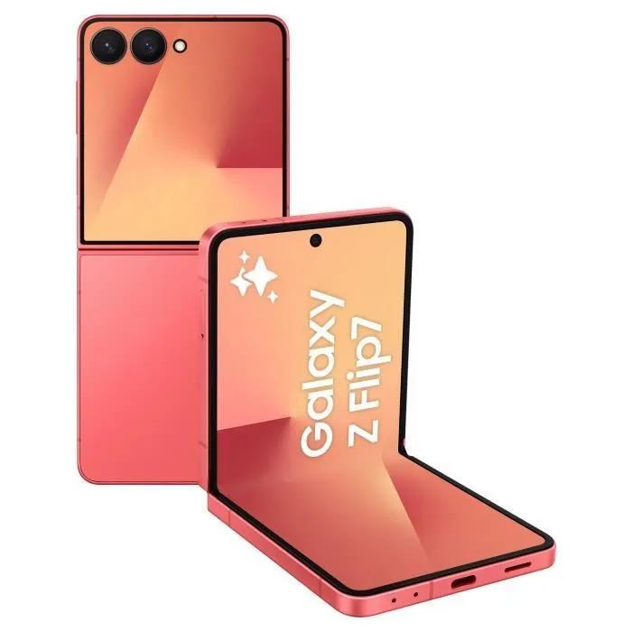 Samsung Galaxy Z Flip7 5G Entsperrt eSIM+SIM Smartphone 12GB+256GB/512GB 12/256GB rot