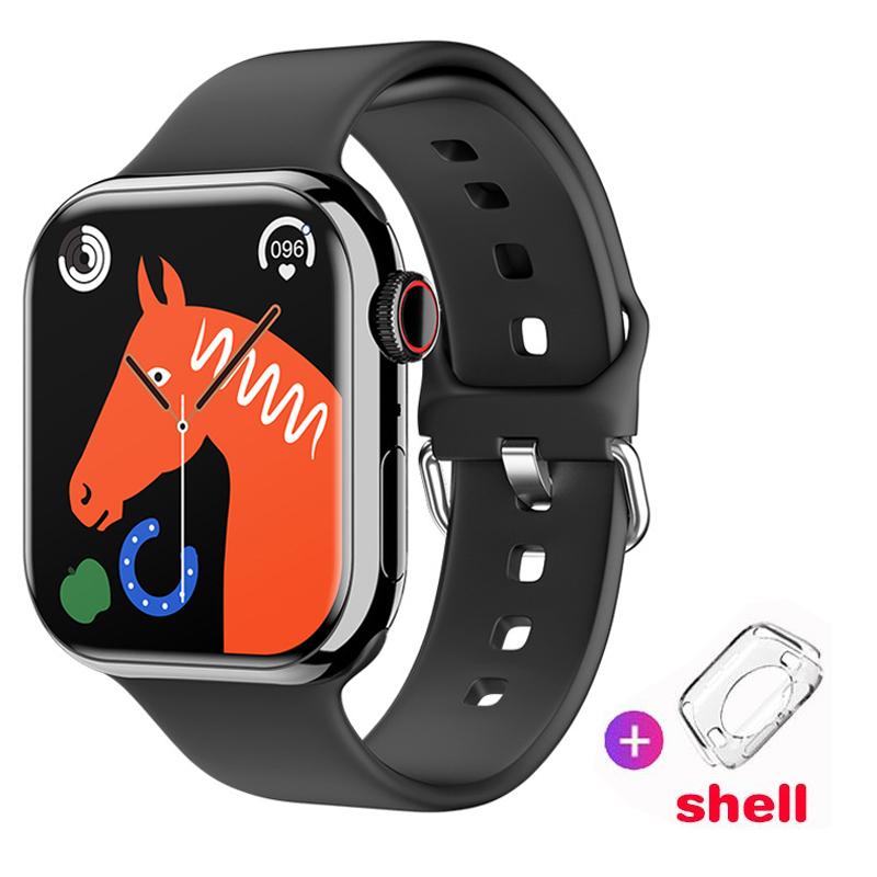 2024 Smart Uhr Frauen Ultra Serie 9 NFC Smartwatch Männer BT Anruf Wasserdichte Drahtlose Lade 2,05 Zoll Bildschirm Für Uhr 9