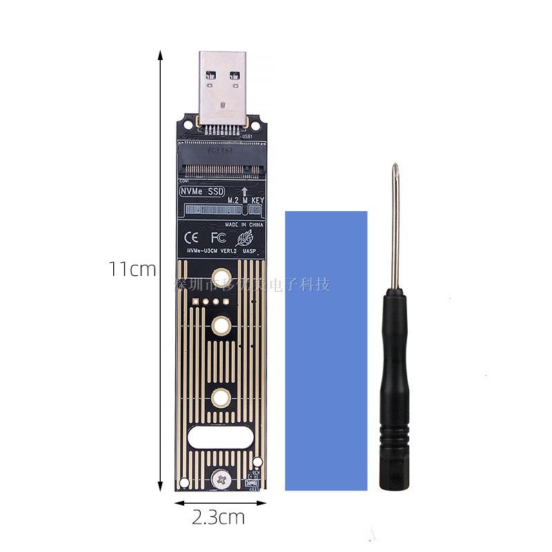Dual Protokoll M2 SSD Board M.2 Zu USB Adapter M.2 Nvme Pcie Ngff Sata M2 Karte Für 2230 2242 2260 2280 Nvme/sata M.2 Ssd Adapter M.2 SSD USB Adapter