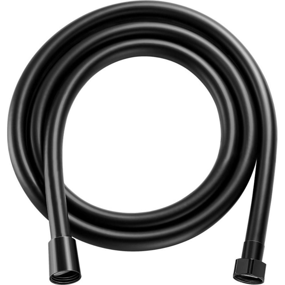 Hochdruck Anti-Verdreh Bidet-Schlauch Explosionsgeschützter PVC-Wasserschlauch Handbrause-Schlauch PVC Black-2m