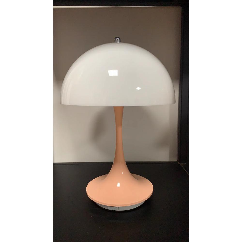 Dänische Luxus Nordic Retro Kleine Tisch Lampe Schlafzimmer Nacht Lampe Wiederaufladbare Dekoration Studie Wohnzimmer Atmosphäre Lampe Mushr changeable