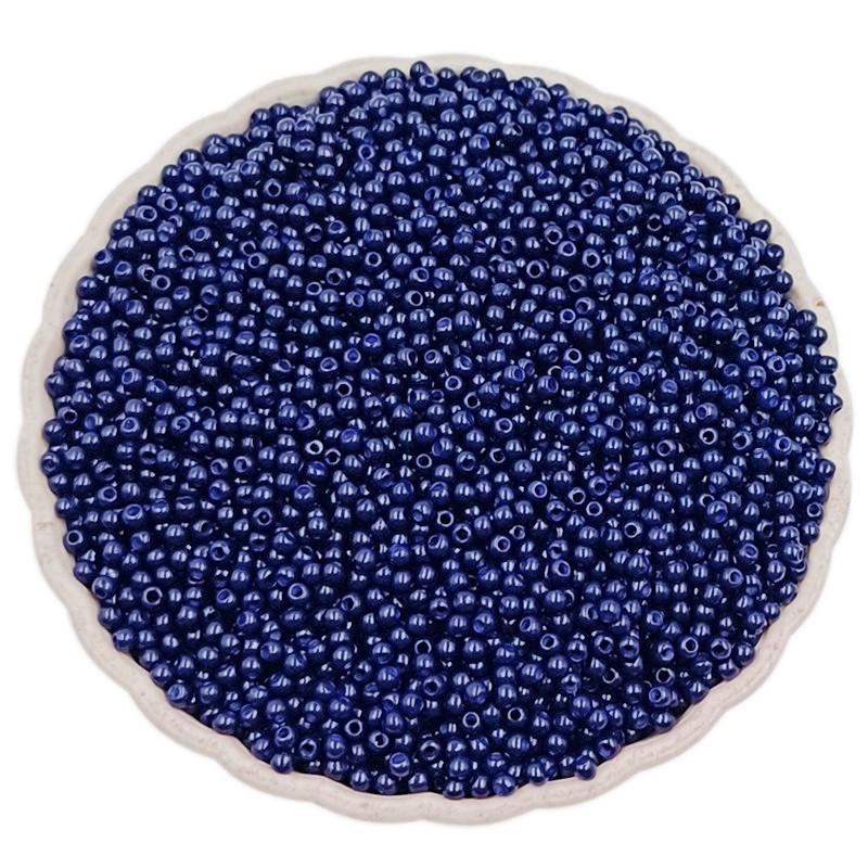 Home Party Supplies Zubehör Rocailles Perlen Zubehör Spacer Perlen Armband Halskette 1000 Stück/Lot 2mm für handgefertigte Charms Tschechisches Glas Mini DIY navy blau
