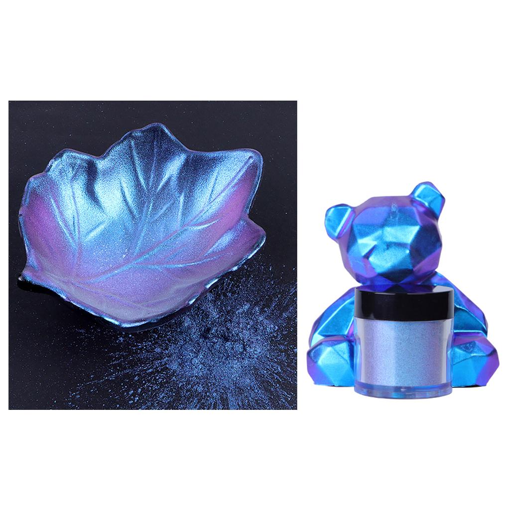 Chamäleon-Pulver, Farbverschiebung, Glimmerpulver für Epoxidharz, Perlenpigmentpulver zum Malen, Seifenherstellung, Schleim, mehrfarbig 9
