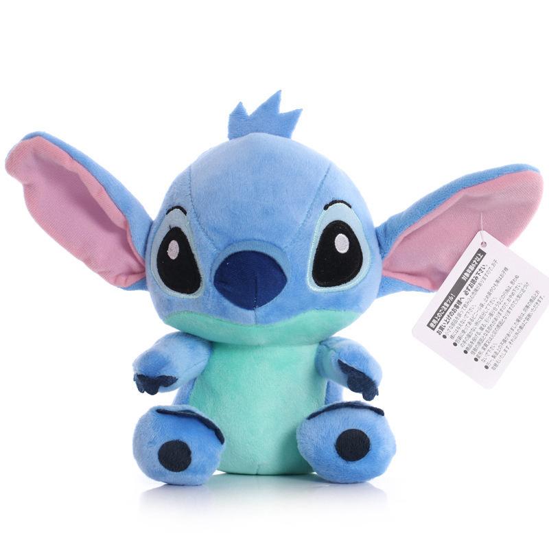 Original Stitch 25CM Plüschtier Kawaii Cartoon Niedliche Kissenpuppe Anime Lilo Stitch Kuscheltiere Kinder Geburtstagsgeschenk gray