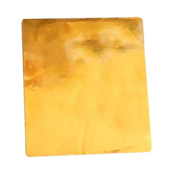 100 Stücke mehrfarbige Aluminiumfolie Bonbonpapier Schokolade Süßigkeiten Paket Wrapper gold