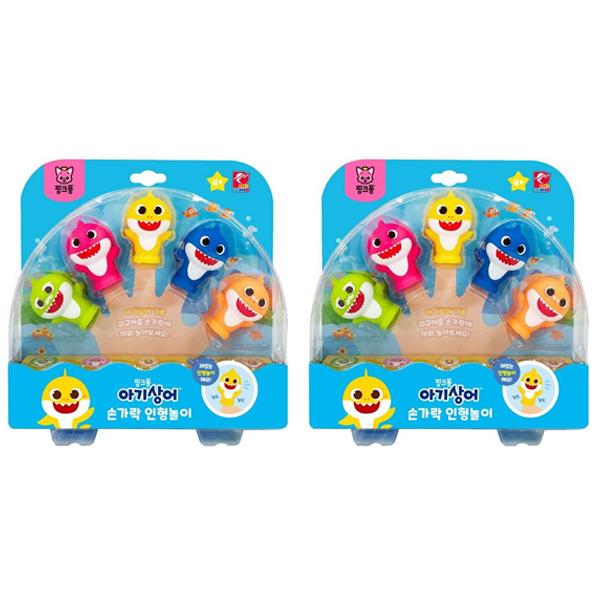 Pinkfong Baby Shark Fingerpuppe Spielen Gelb usw. Koreanisches Kinderspielzeug First come first served