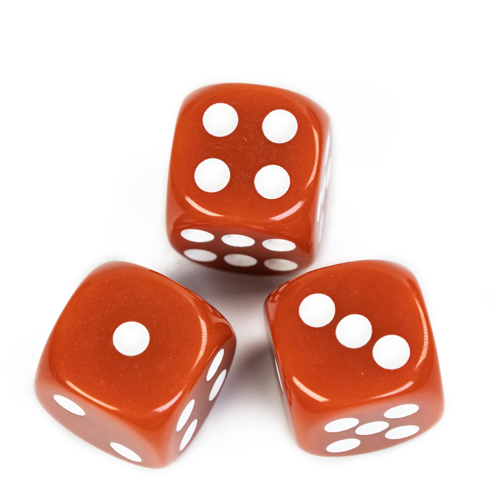 Poludie 10 Stück D6 Sechsseitige Würfel 16 mm Lustige Spiele Würfel für RPG Club Glücksspiel Desktop Party Bar Brettspiel Tischzubehör 10pcs Brown