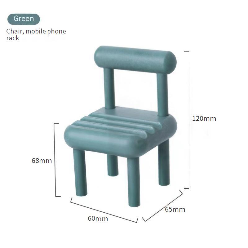 Spot handy halter Neue handy desktop stuhl halter Faltbare handy halter Desktop faul person halter grün