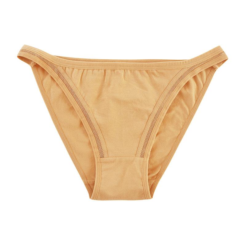 Sexy Höschen mit halber Hüfte für Frauen, reine Baumwolle, atmungsaktiv, einfache Slips mit niedriger Taille, Mädchen-Bikini, dünne Riemen, Damenunterwäsche XL