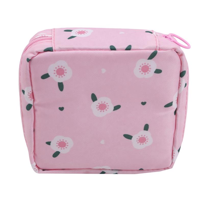 Mode Tasche Reise Lagerung Tasche Verdickung Reise Sanitär Serviette Lagerung Tasche Hochwertige Sanitär Kinderbett rosa