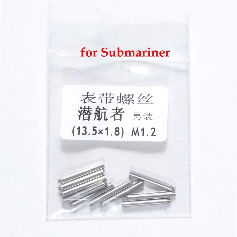 Schraube für Oyster Submarine für Daytona für Rolex Einwort Edelstahl Uhrenarmband Schraubenstange Schaft Uhrenschließe Zubehör