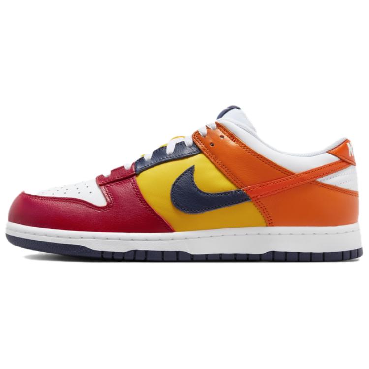 Nike Dunk Low Japan QS What The 2024 Unisex-Sneaker Mehrfarbig Midnight-Navy Varsity-Maize IB2051-400 44