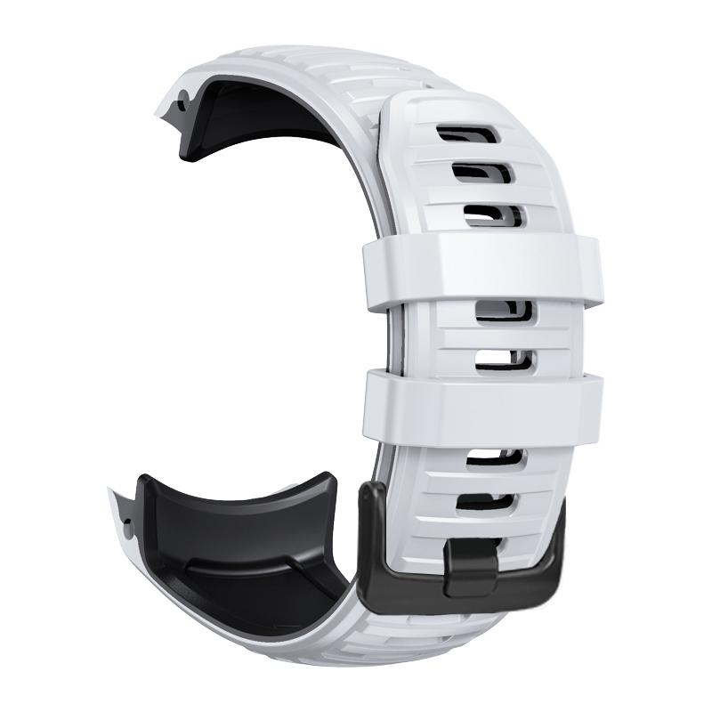 Offizielles Armband für Garmin Instinct 2X Solar/Instinct 3 50mm Smartwatch-Armband Herren Silikon Sport Uhrenarmband Armband Ersatz For Instinct 3 50mm white