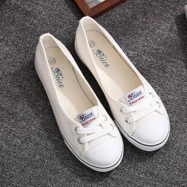 Frauen Casual Wohnungen Lace up Flache Schuhe Herbst 2024 Mode Komfortable Weibliche Leinwand Loafers Vulkanisierte Schuhe Damen Schuhe 38 weiß