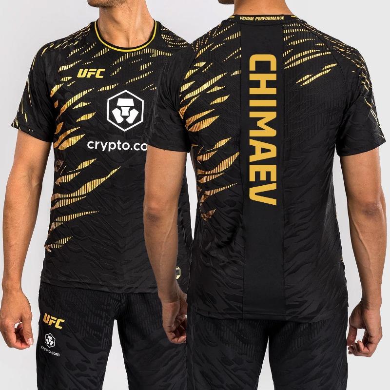 2026 Sommer Neu Heiß Verkauft Extremsportarten Boxen UFC Wettkampf Enthusiasten Rundhals Gold T-Shirt XXL