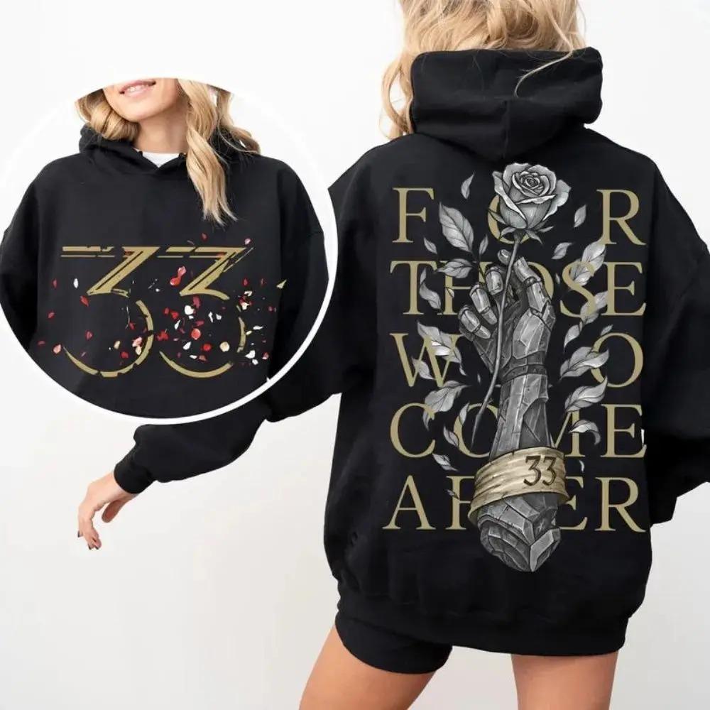 Spiel Tribut Bekleidung Hoodie Expedition 33 für Diejenigen, die Danach Kommen Zitat Gamer Hoodie Gustave Clair Obscur Fan Pullover Unisex S