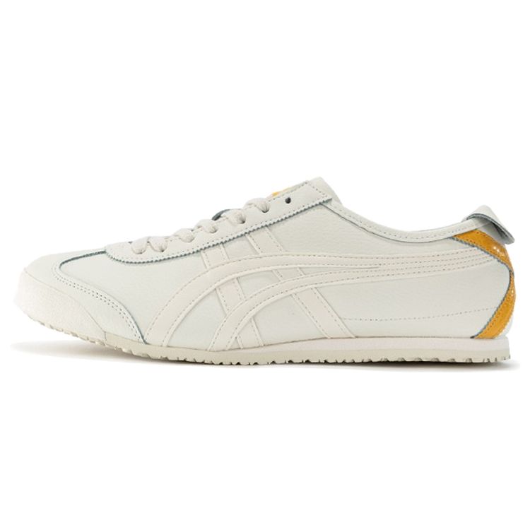 Onitsuka Tiger Mexico 66 Leder Retro Lässig Leicht Low-Top Sneakers Unisex-Sneakers Weiß 1183B810-100 44