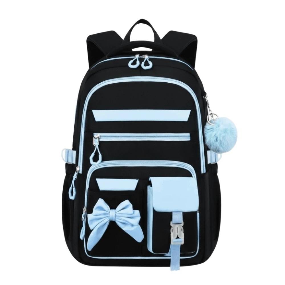 Lässiges Dreiteiliges Schulranzen-Set mit Federmäppchen Schüler-Schulranzen Rucksack mit großem Fassungsvermögen Täglich Backpack 2