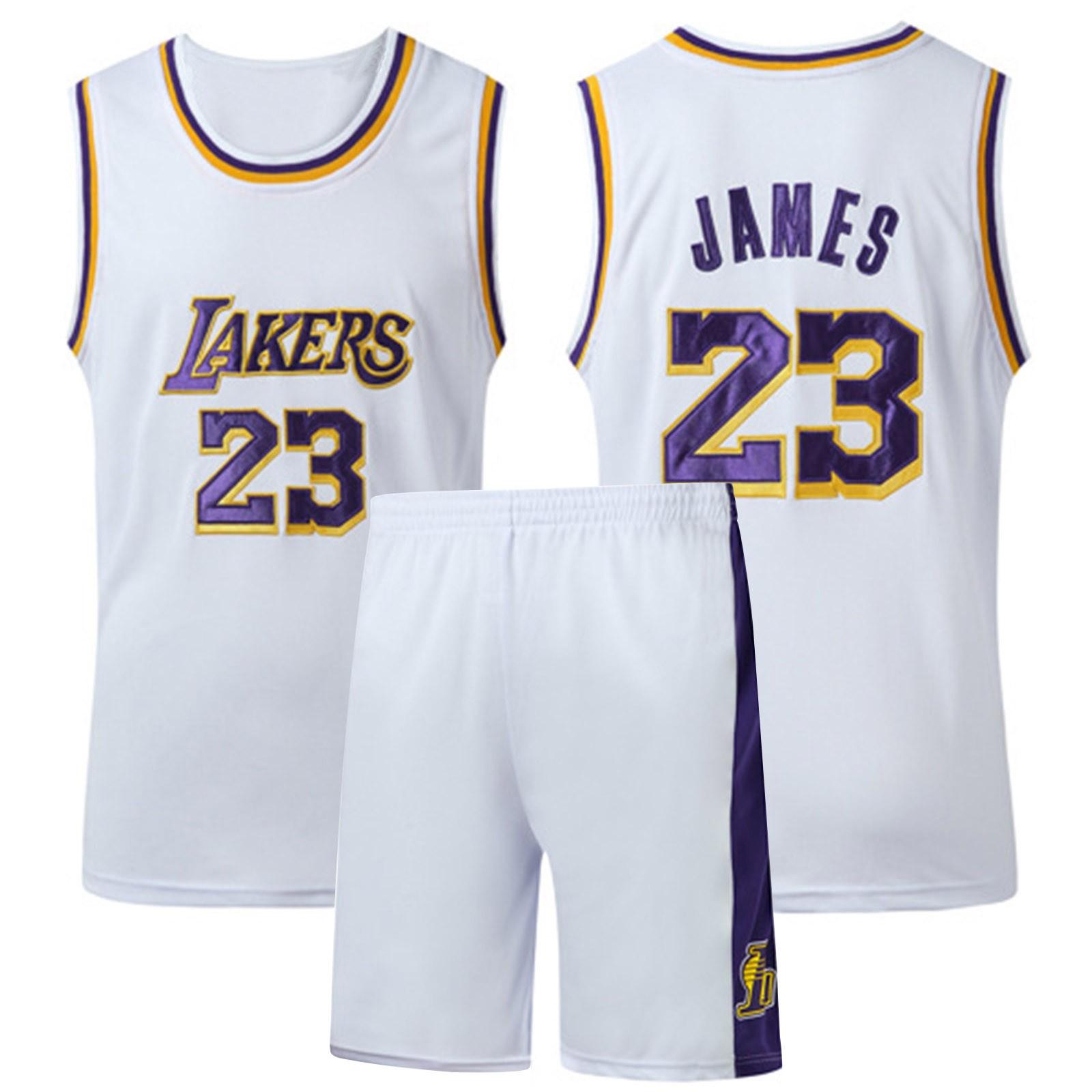 Basketball-Kleidung für Kinder, Basketball-Anzug, klassische Oberteile, Basketball-Trikots für Kinder XS weiß