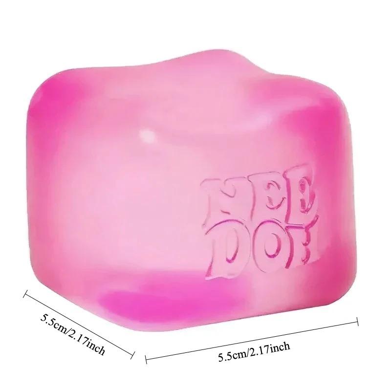 Schylling Needoh Nice Cube, Sensorisches Spielzeug, Anti-Stress-Blöcke, Stressabbau-Puzzle, Druckentlastung, Souvenir für Kinder Kinderspielzeug dunkle khaki