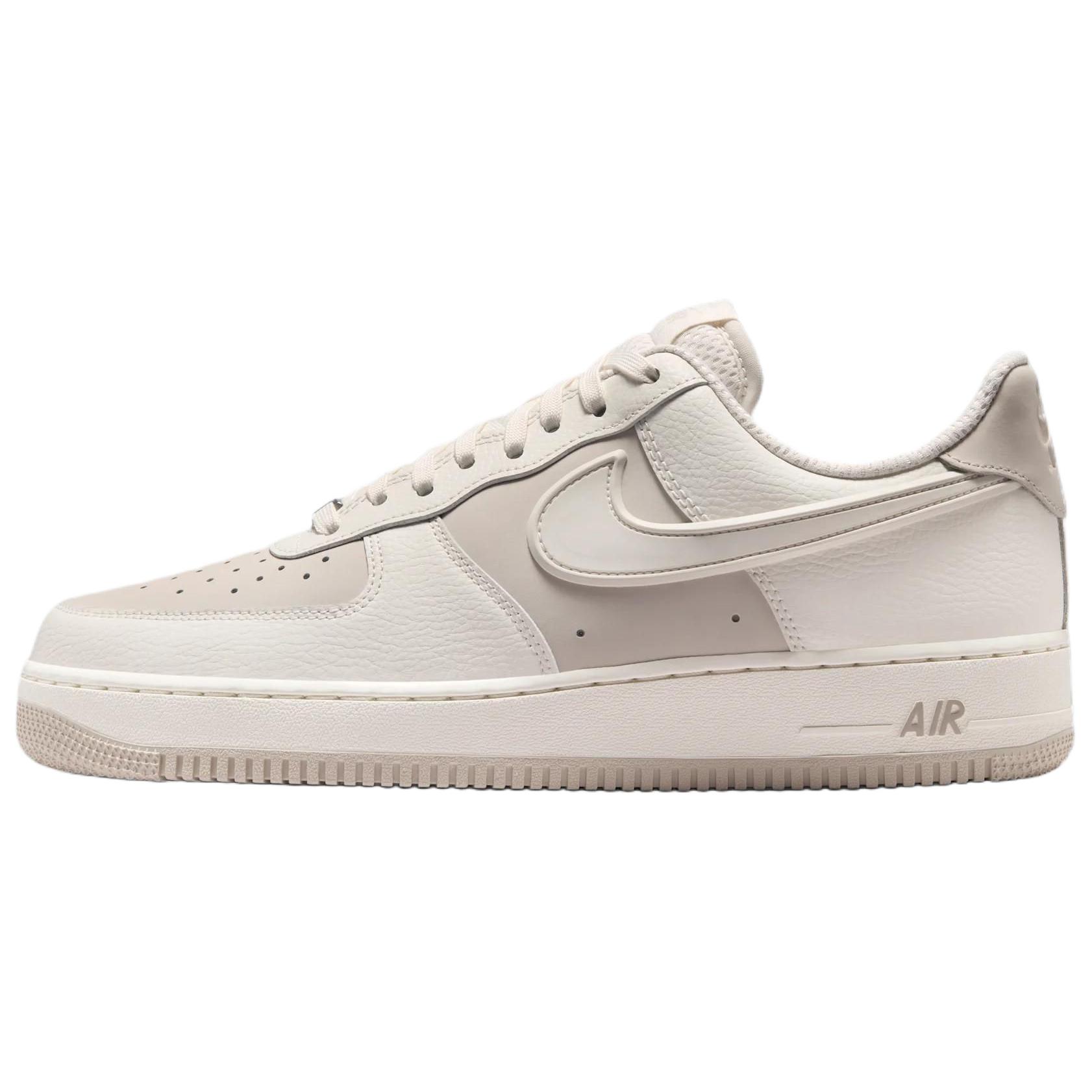 Nike Air Force 1 Bequeme Passform Niedrige Sneaker Herren Sneaker Weiß IR1475-133 43 gray