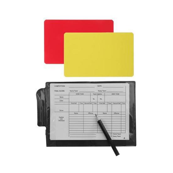 Fußball-Schiedsrichterkarten, Fußball-Rotkarten, Gelbe Karten, satte Farben, professionelle Schiedsrichterkarten, Fußball-Schiedsrichter-Warnkarten A yellow