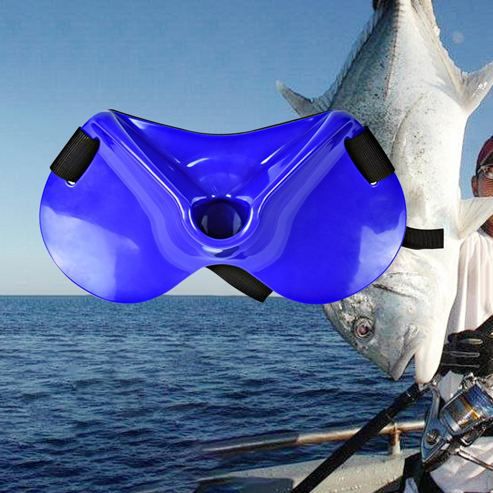 Angelruten-Gürtel zum Angeln, Hüftgurt, Halter-Zubehör blau