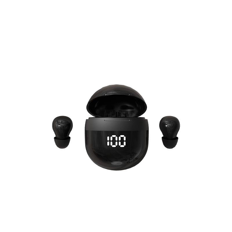 Unsichtbare Kopfhörer Mini-Ohrhörer Kabellose Bluetooth 5.3-Ohrhörer mit Mikrofon Rauschunterdrückung In-Ear-Headsets