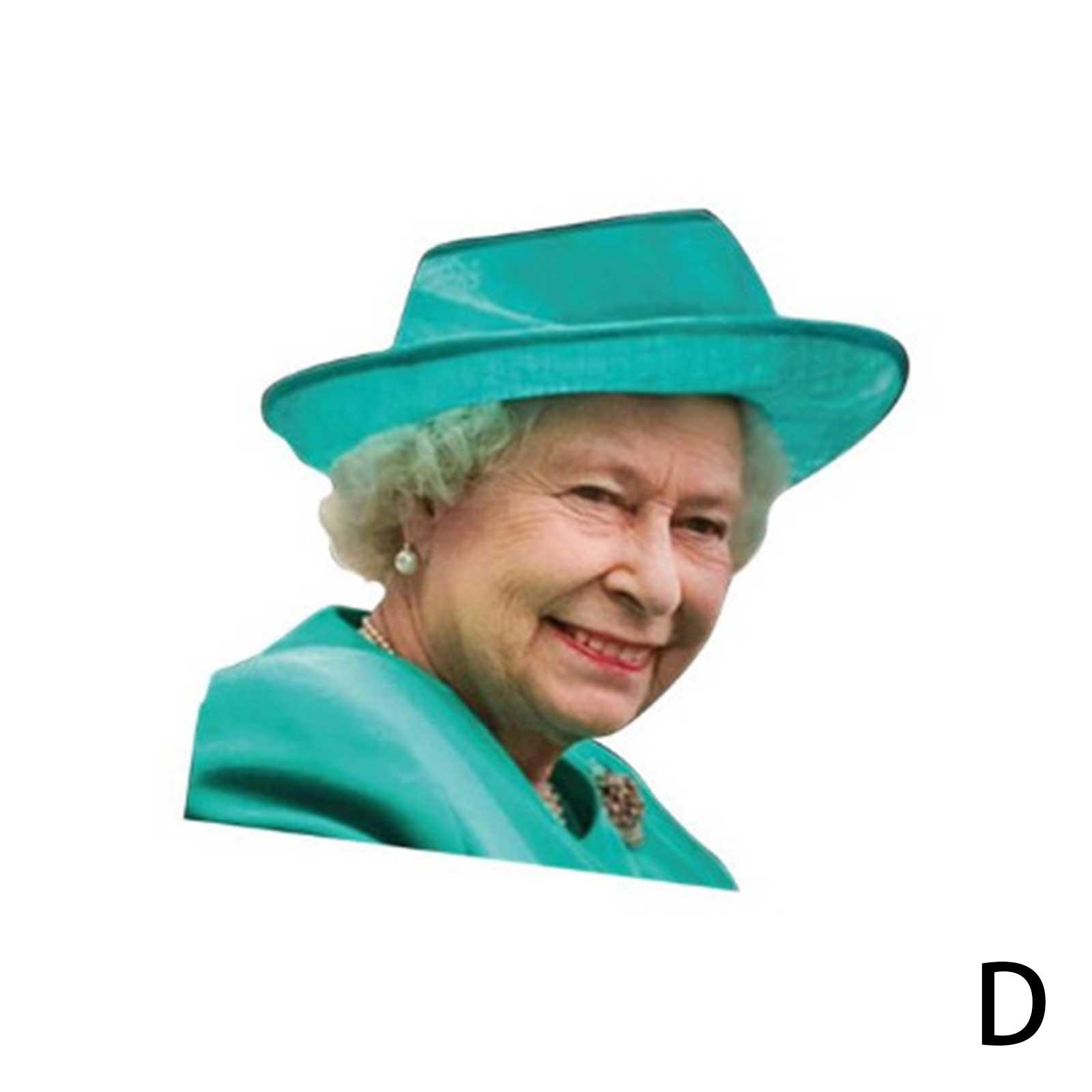 Queen Autoaufkleber Queen Elizabeth Autoaufkleber - Königin von England Autoaufkleber Wasserdicht Personalisierter Autoaufkleber Dekoration