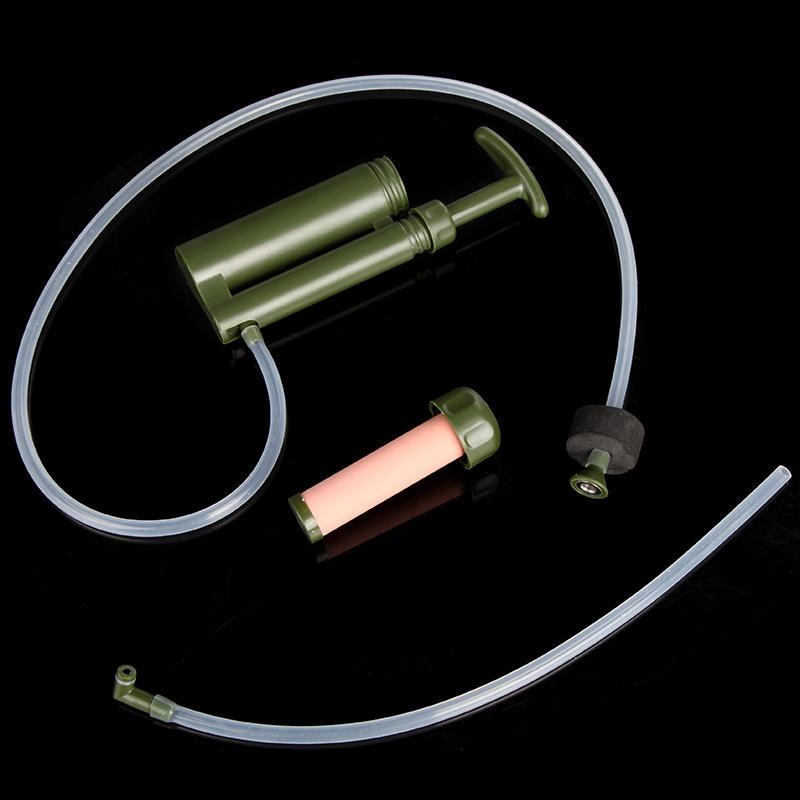 Einfach tragbarer Keramik-0,1-Mikron-2000-L-Soldier-Wasserfilter-Reinigungsreiniger für Camping im Freien armee grüne