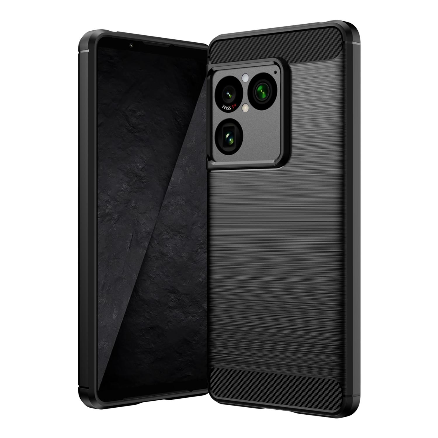 Für Sony Xperia 1 VIII Hülle Sony Xperia 1 VIII Cover Funda Coque Weiches Silikon Stoßfestes TPU Handy Stoßfänger Sony Xperia 1 VIII Sony Xperia 1 VIII schwarz