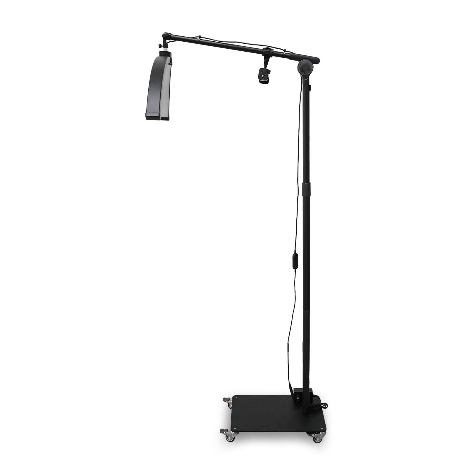 308LED 28 zoll U-form Boden Schönheit Lampe Nagel & Lash Mond Lampe Drei Farbtemperaturen und Zehn EU schwarz