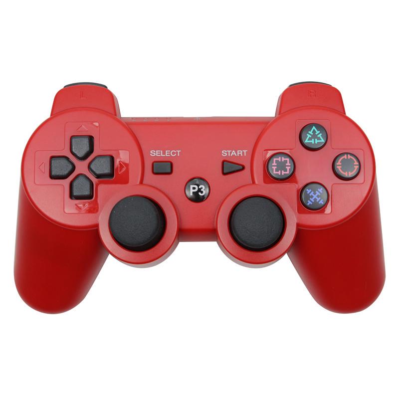 Für PS3 Controller Unterstützung Bluetooth Für PC Gamepad Für Sony PS3 Konsole Controle Mando Joystick PC spiel rot