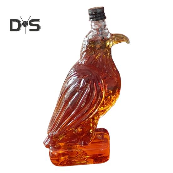 Whisky-Dekanterflasche mit Adler-Motiv, 280 ml, Whisky-Dekanter in Tierform, Aufbewahrungsbehälter für Whisky, lustige Bar-Dekoration, Geschenk für Whisky-Liebhaber, Väter A
