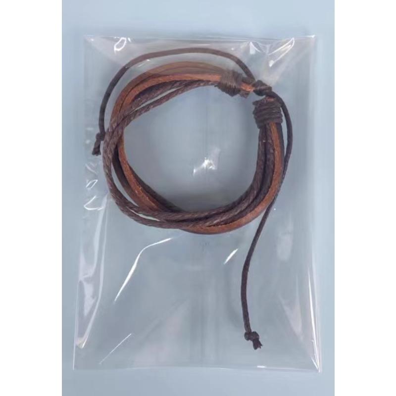 Leder Hanf Seil Handgewebt Paar Armband Sommer Vielseitig Neutral Nische Schmuck Schmuck