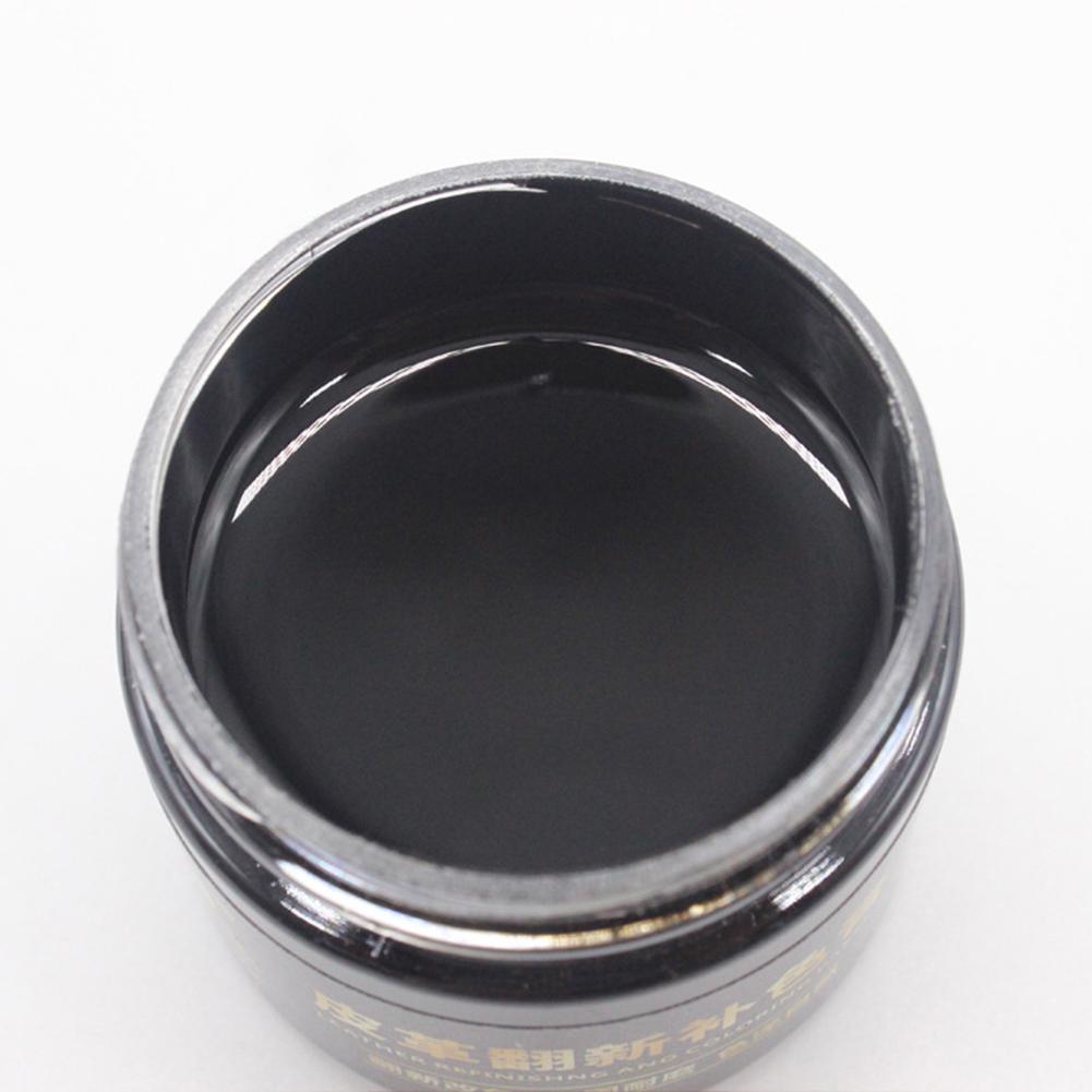 50 ml Autositz-Lederlackpflege, Vinyl-Reparaturset, Reiniger für Autositz-Sofa, Lederreparaturschichten, Löcher, Kratzer, Risse, Lederreparaturset schwarz