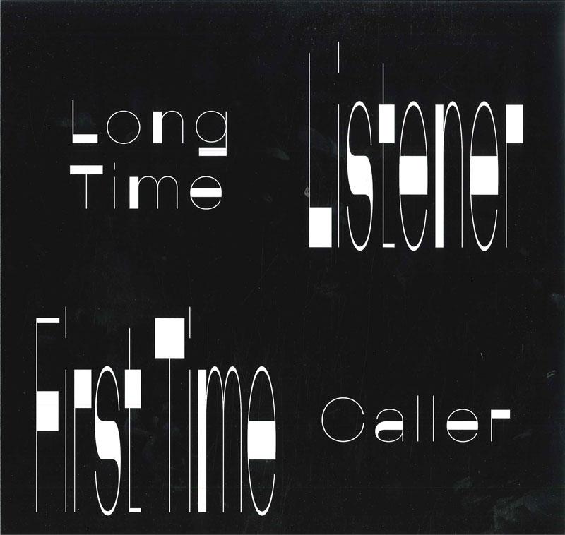 LP Schallplatte VALERIE FROM THE GALERIE - Long Time Listener First Time Calle WAN010 What About Neve 2023 UK Dance & Electronica