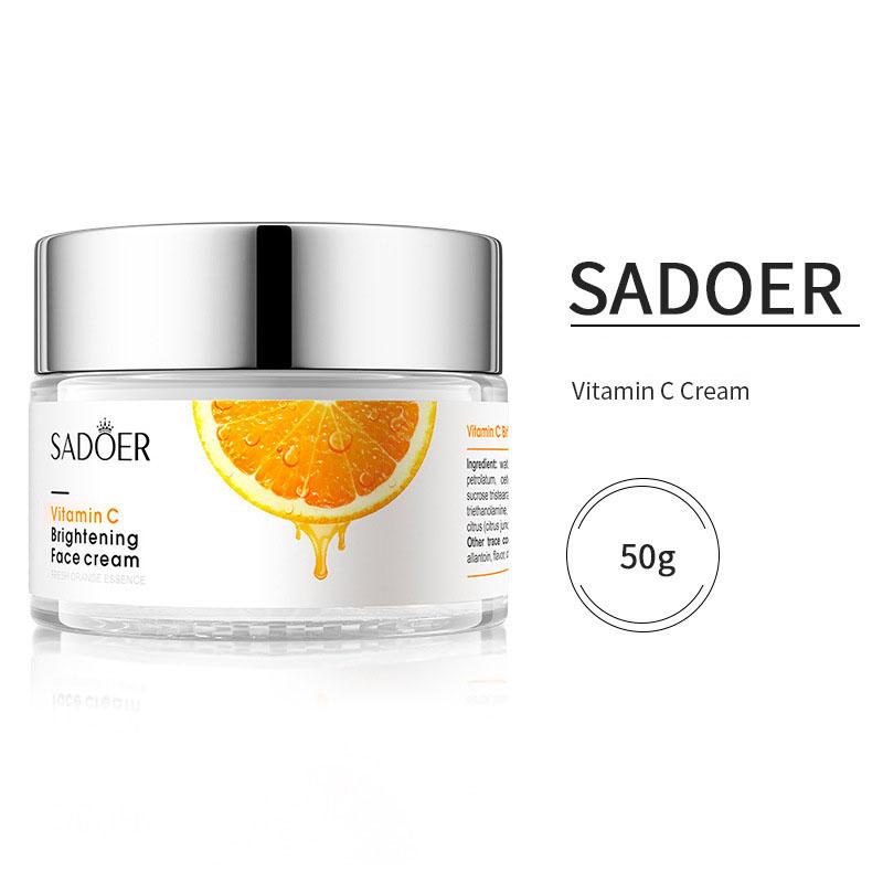 SADOER Aloe Vera feuchtigkeitsspendende Gesichtscreme spendet der Haut Feuchtigkeit und Vitamin C Gesichtscreme vitamin C