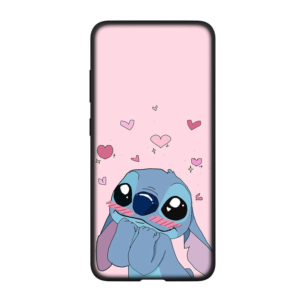 für Samsung Galaxy S24 S23 iPhone 16 15 14 Xiaomi Redmi Note 13 12 11 10 8 Plus 9 Pro Max X XR Handyhülle Comics Lilo Cartoon Stitch OPPO Huawei Cover for Redmi Note 8T rehbraun